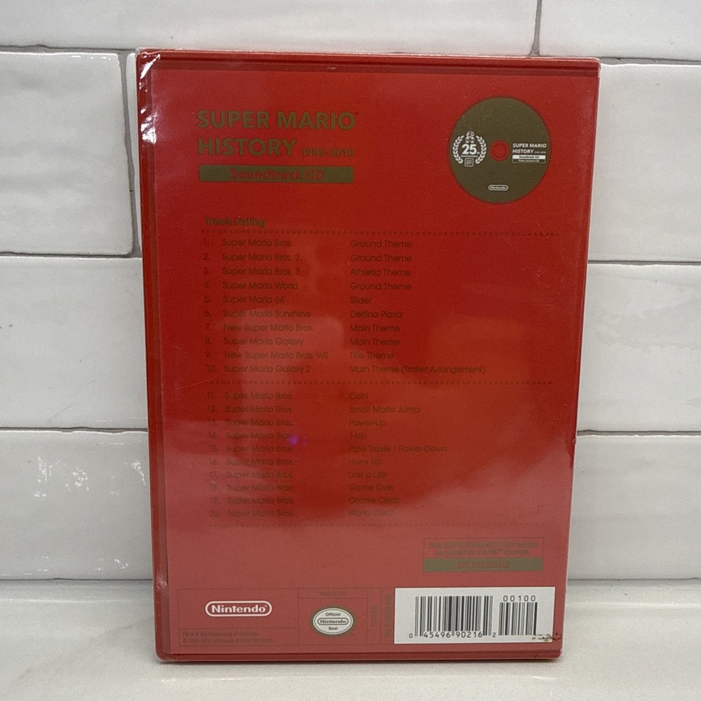 Super Mario History 1985-2010 Collectors CD & Booklet Factory Sealed Fast Ship - Picture 2 of 15